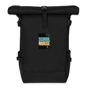 Best School Nurse - Roll Top Backpack - black - Front