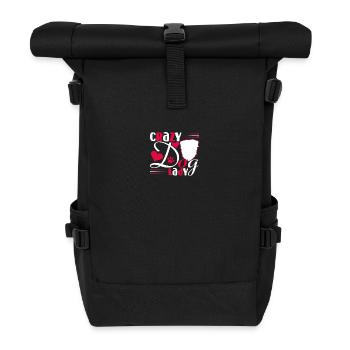 Chienne folle - Sac à dos roll top - noir - Devant