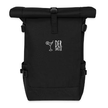 Der Smutje - Koch Segeln Motivation Mannschaft - Rolltop Rucksack - Schwarz - Vorne