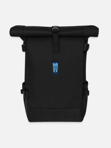 KRANKENSCHWESTER Pflegerin - Rolltop Rucksack - Schwarz
