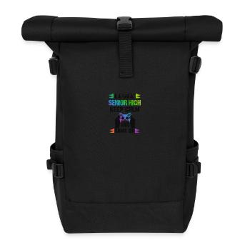 Niveau SENIOR HIGH garder son calme et jouer - Sac à dos roll top - noir - Devant