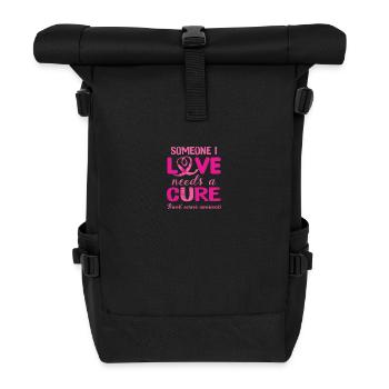 Love and Healing - Roll Top Backpack - black - Front