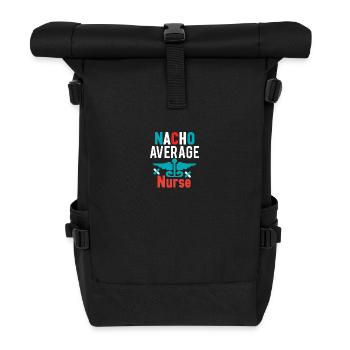 Nacho Average Nurse - Roll Top Backpack - black - Front