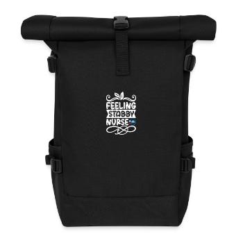 Infirmière épineuse - Sac à dos roll top - noir - Devant