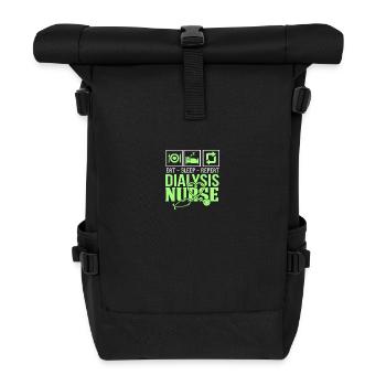 MANGER SOMMEIL INFIRMIÈRE RÉPÉTER - Sac à dos roll top - noir - Devant