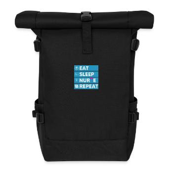 Gesundheit und Krankenpflegerin - Rolltop Rucksack - Schwarz - Vorne