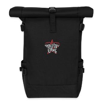 Einhorn Vibes Licorne - Sac à dos roll top - noir - Devant