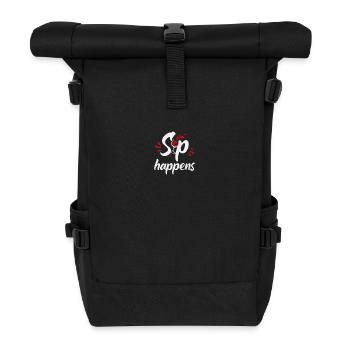 Sip se produit - Sac à dos roll top - noir - Devant
