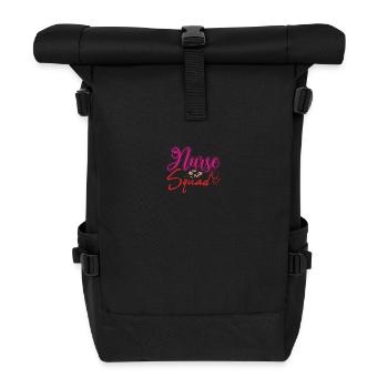 Gesundheit und Krankenpflegerin - Rolltop Rucksack - Schwarz - Vorne