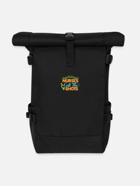 KRANKENSCHWESTER Pflegerin - Rolltop Rucksack - Schwarz