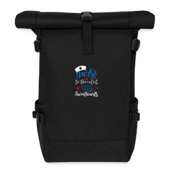 Nurse for lovers - Roll Top Backpack - black - Front