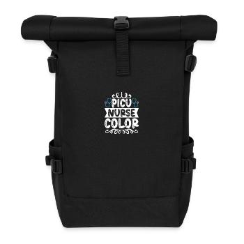 Picu Krankenschwester - Rolltop Rucksack - Schwarz - Vorne