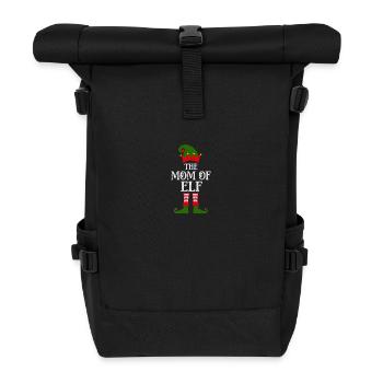 La mère elfique Noël laid - Sac à dos roll top - noir - Devant