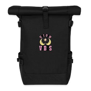 Unicorn Vibes Unicorn - Rolltop Rucksack - Schwarz - Vorne