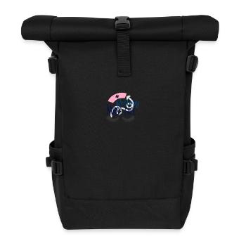 Resting Nurse Face - Rolltop Rucksack - Schwarz - Vorne