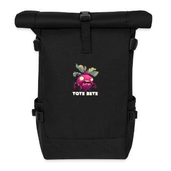 Halloween Rote Bete Tote Beete Tote Bete - Rolltop Rucksack - Schwarz - Vorne