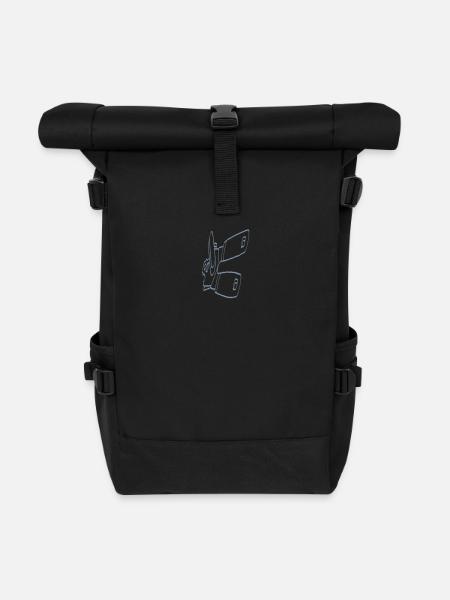 Tin opener - Roll Top Backpack - black