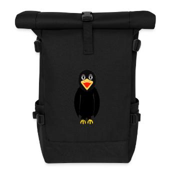Rabe - Rolltop Rucksack - Schwarz - Vorne