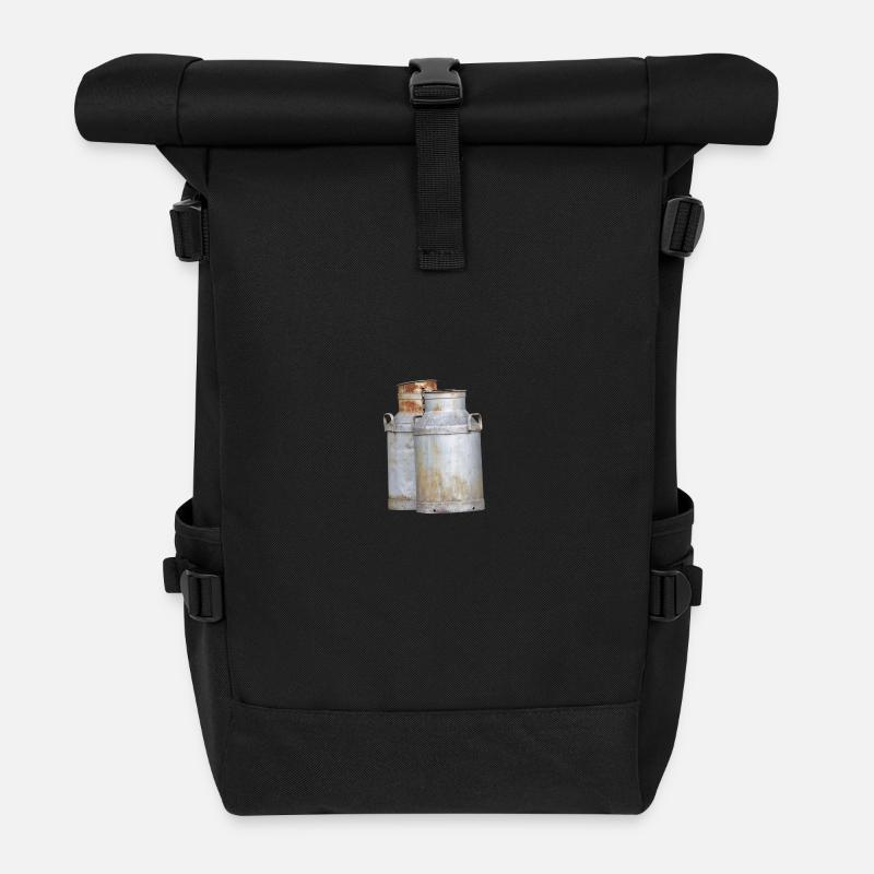Milch - Rolltop Rucksack - Schwarz