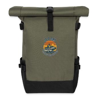 Jet Ski - Rolltop Rucksack - Olive/Schwarz - Vorne