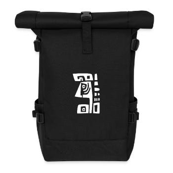Surreal Figure | KIND - Roll Top Backpack - black - Front