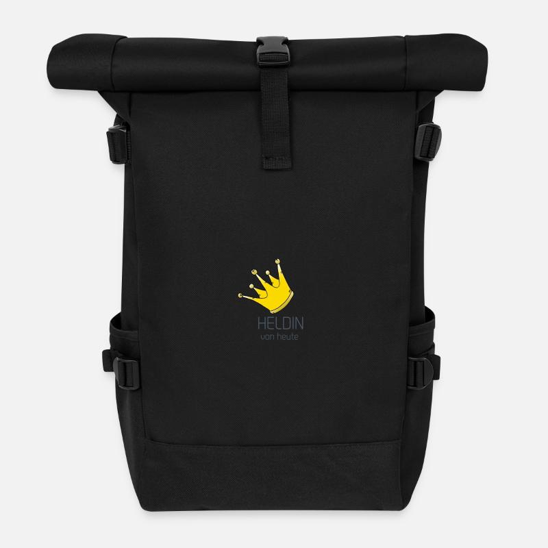 Heldin - Rolltop Rucksack - Schwarz