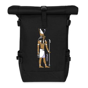 HORUS God of Egypt - Roll Top Backpack - black - Front