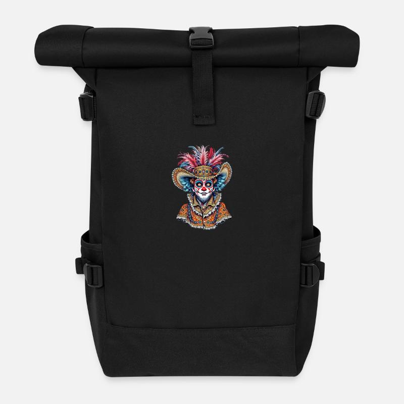 Dia de los Muertos - Rolltop Rucksack - Schwarz