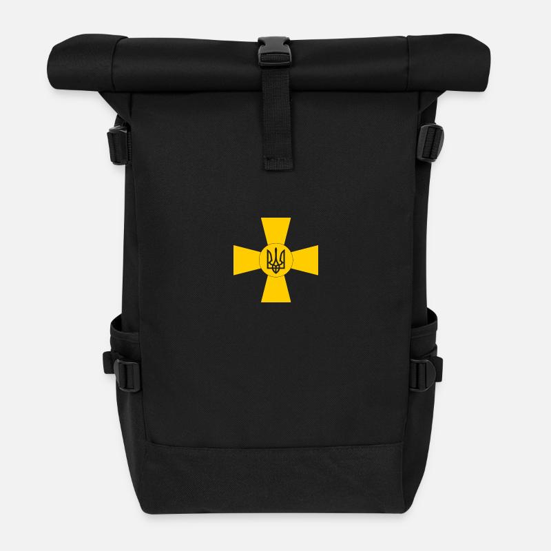 Ukraine - Sac à dos roll top - noir