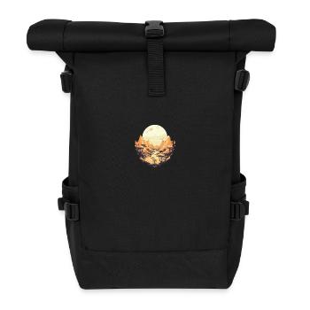 Landscape - Roll Top Backpack - black - Front