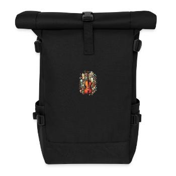Music Instruments - Roll Top Backpack - black - Front