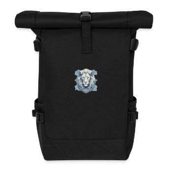 Lion - Sac à dos roll top - noir - Devant