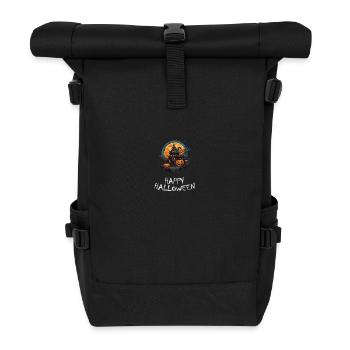 Halloween - Happy Halloween - Rolltop Rucksack - Schwarz - Vorne