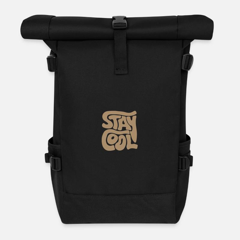 Stay Cool - Rolltop Rucksack - Schwarz