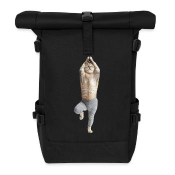 Schottische Faltohrkatze - Rolltop Rucksack - Schwarz - Vorne