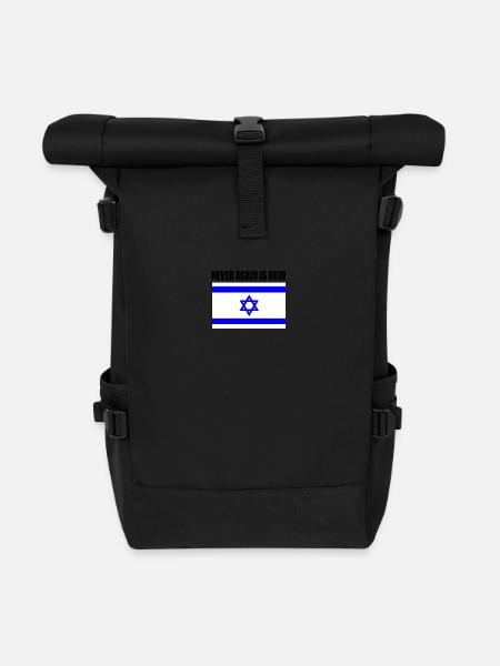 Never again is now - Rolltop-rygsæk - sort