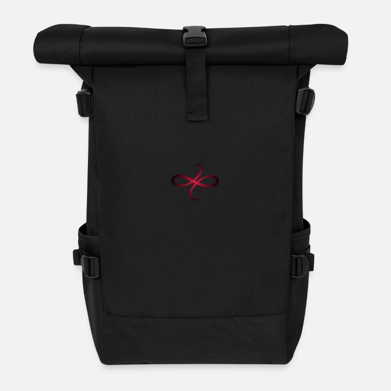 Keltische Symbole Freundschaft - Rolltop Rucksack - Schwarz