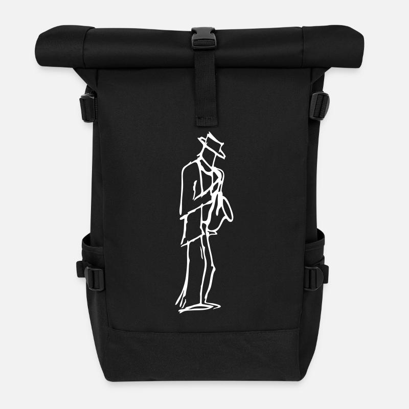 Jazzman - Rolltop Rucksack - Schwarz