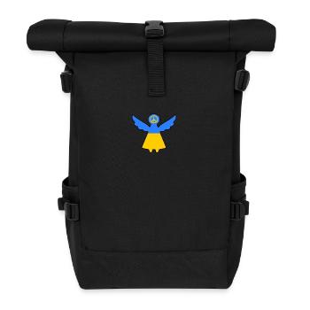 Ukraine - Sac à dos roll top - noir - Devant