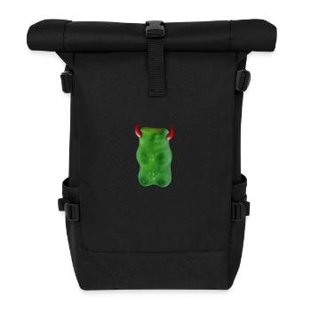 Gummibärchen Devil - Rolltop Rucksack - Schwarz - Vorne