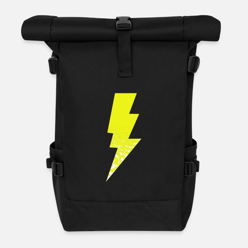 Blitz - Rolltop Rucksack - Schwarz