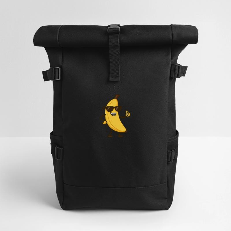 Banane Comic Rolltop Rucksack