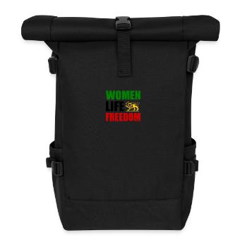 Women life freedom - Sac à dos roll top - noir - Devant