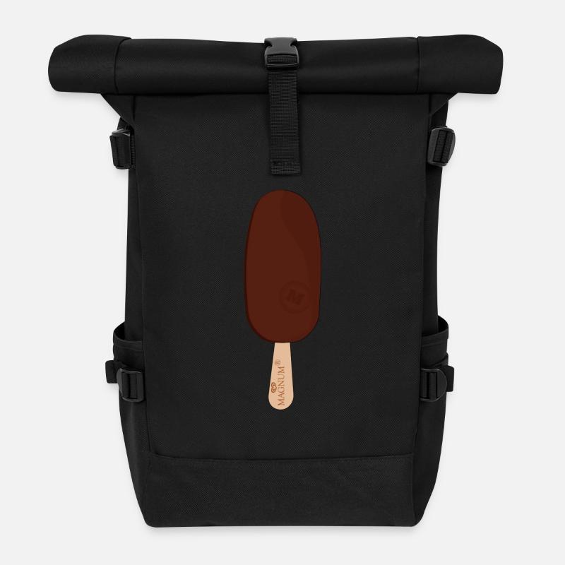 MAGNUM Eiscreme-T-Shirt - Rolltop Rucksack - Schwarz