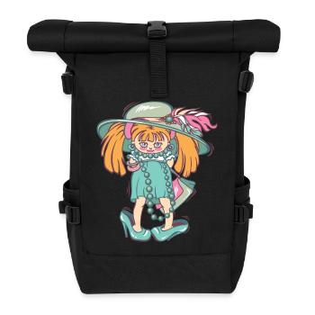 Créateur de mode victime - Sac à dos roll top - noir - Devant