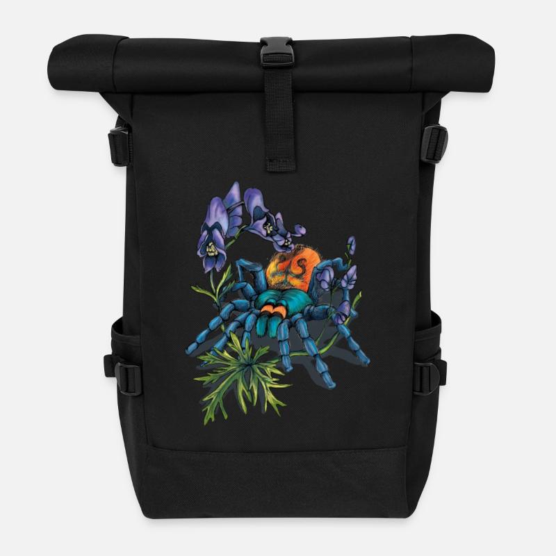 Spinne (Arachne) - Rolltop Rucksack - Schwarz