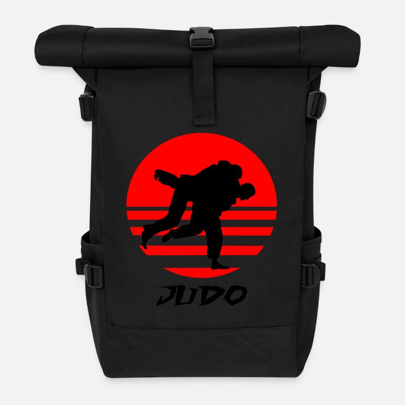 Judo - Rolltop Rucksack - Schwarz