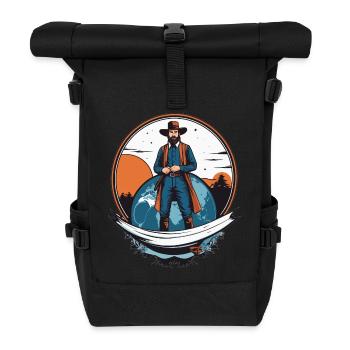 Amish Man - Roll Top Backpack - black - Front