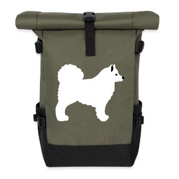 Samojede Vektor - Rolltop Rucksack - Olive/Schwarz - Vorne