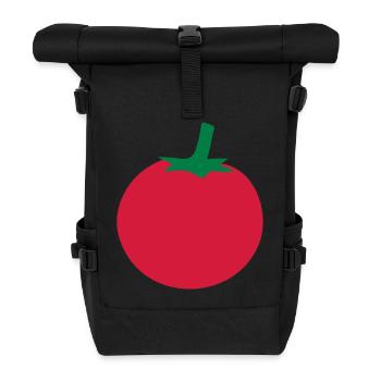 Tomate - Sac à dos roll top - noir - Devant